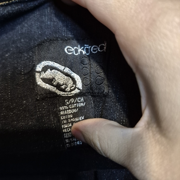 🎉❤️Ecko Unlimited Women's Dark Denim Jacket - Picture 3 of 3